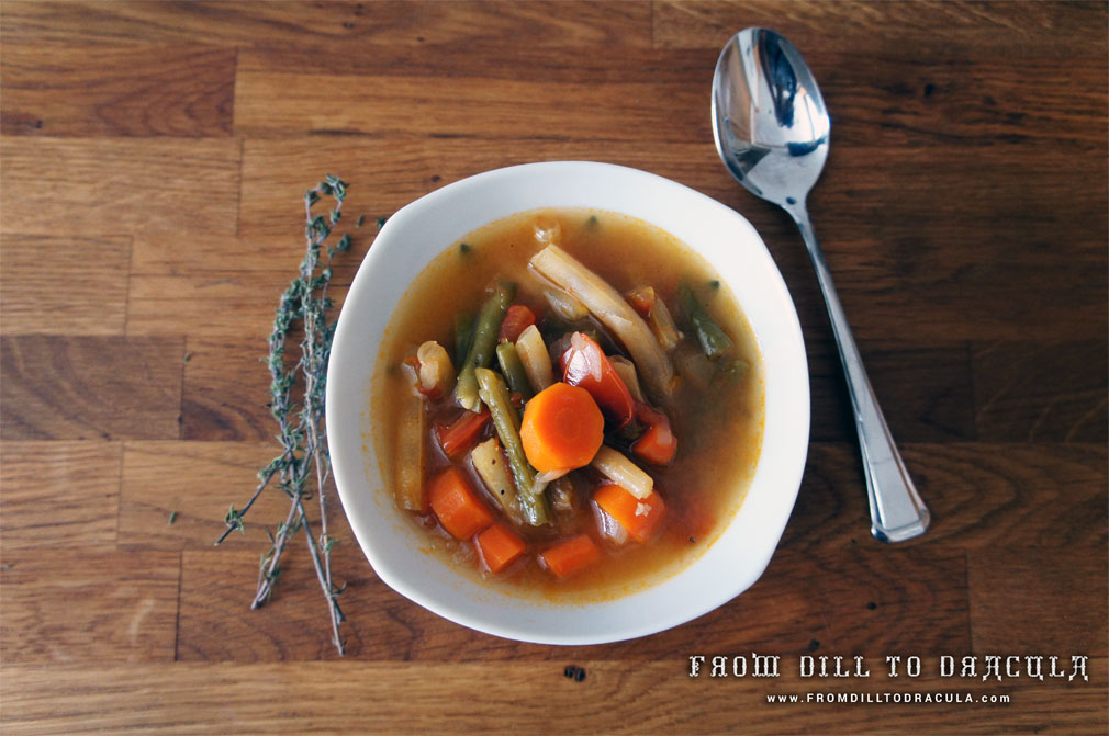 Transylvanian Bean Soup | From Dill To Dracula www.FromDillToDracula.com
